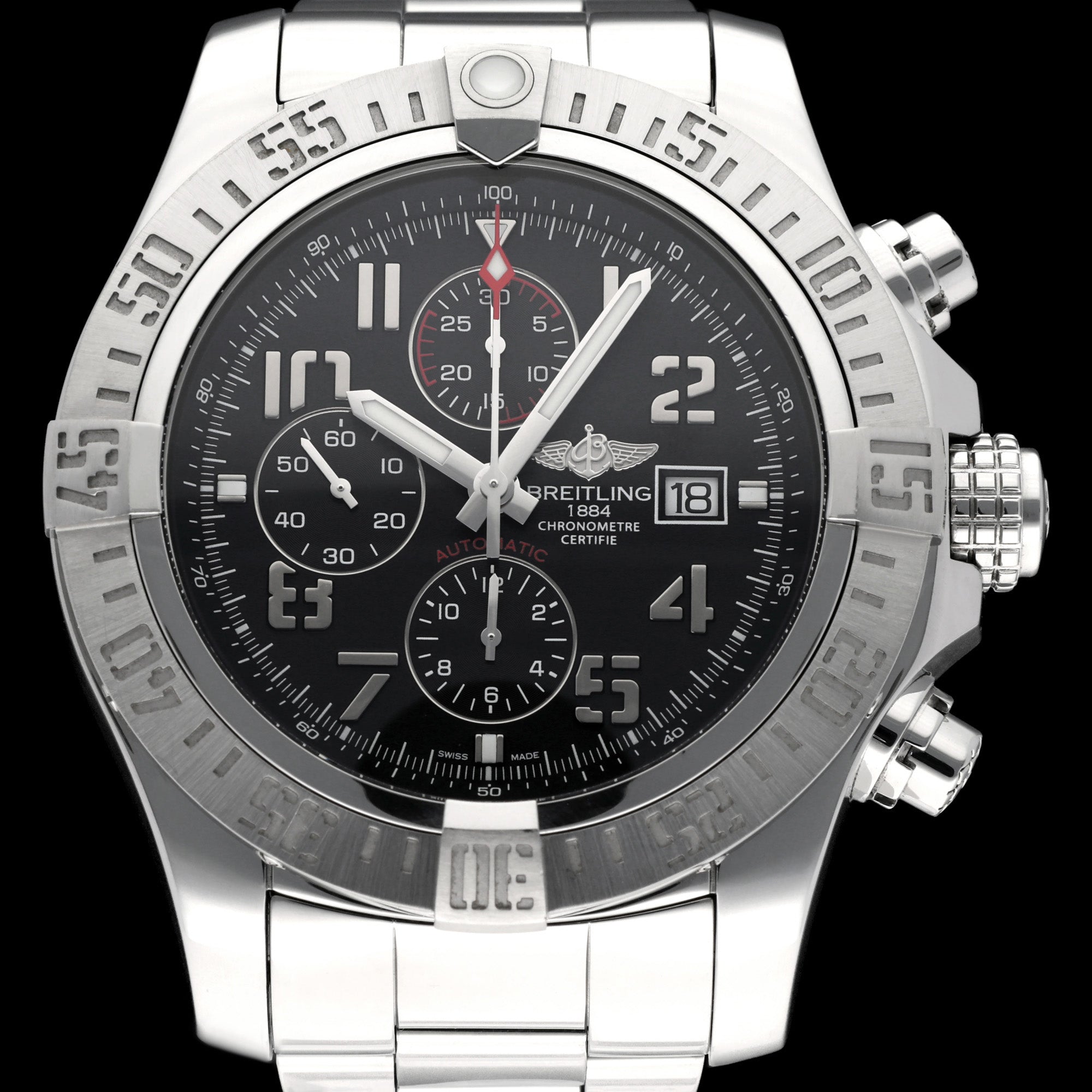 Breitling Super Avenger II A13371 - 2015 - Breitling horloge - Breitling kopen - Breitling heren horloge - Trophies Watches
