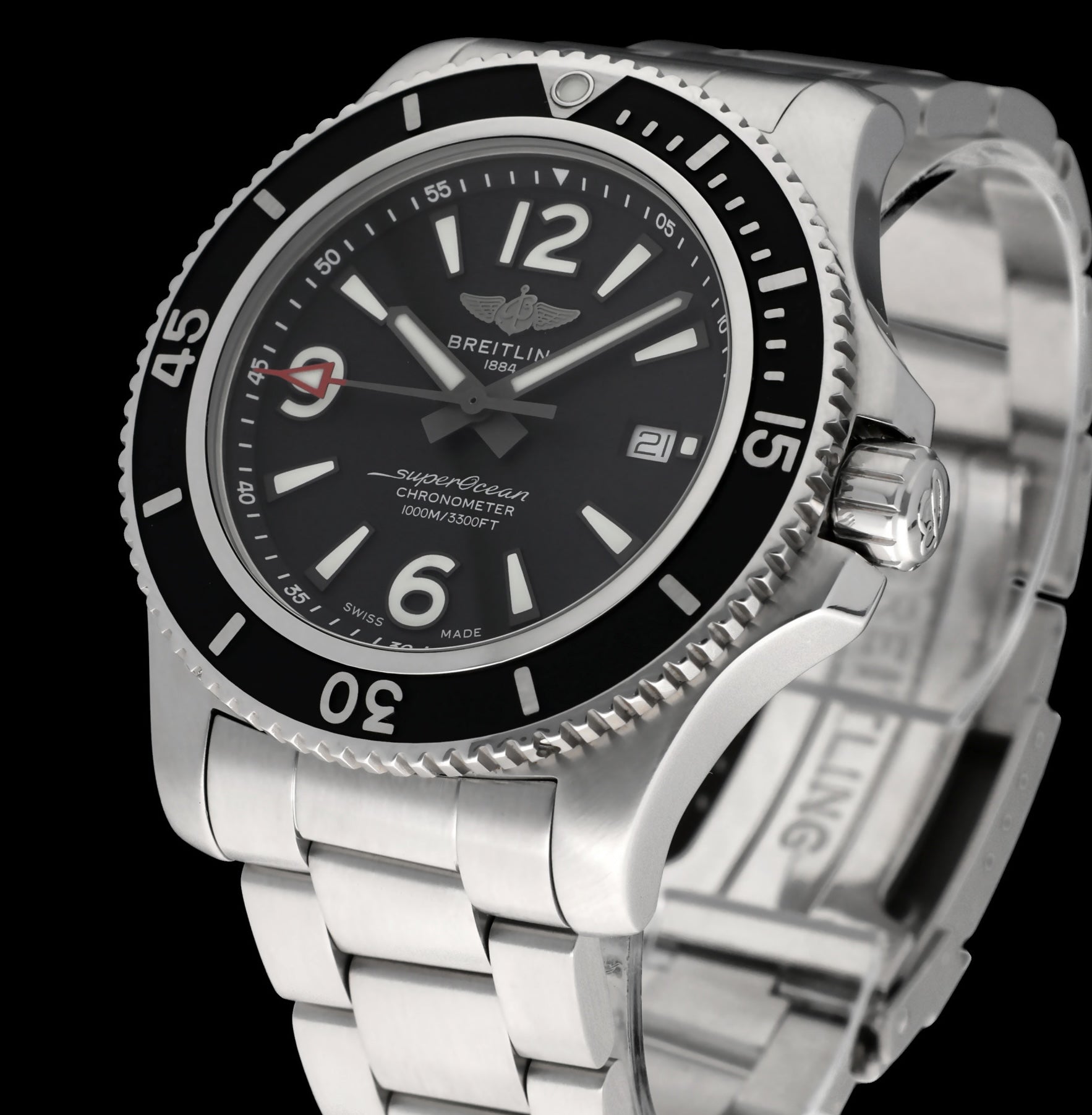 Breitling Superocean 42 A17367 - 2022 - Breitling horloge - Breitling kopen - Breitling heren horloge - Trophies Watches