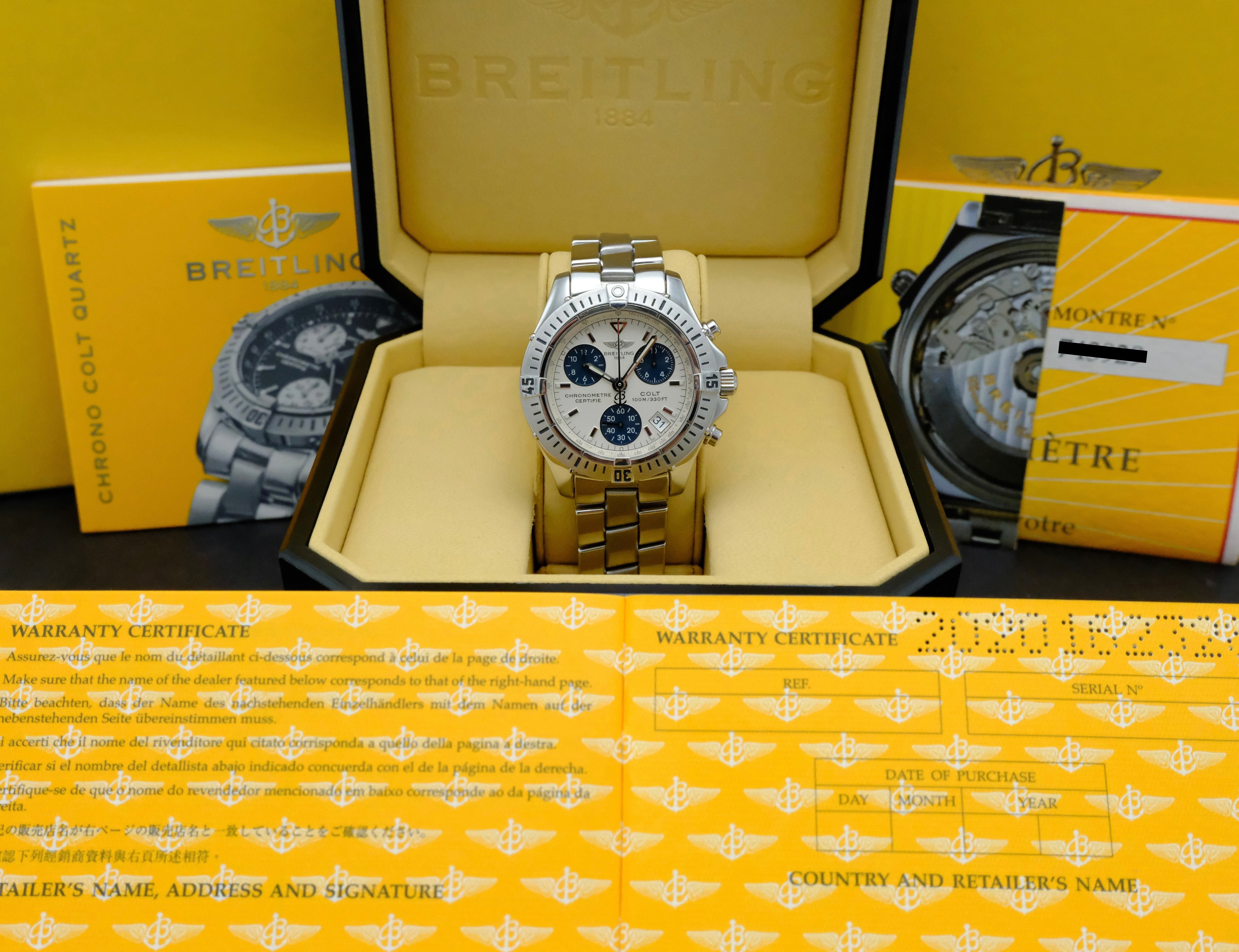 Breitling Colt Chronograph 2004 - 2004 - Breitling horloge - Breitling kopen - Breitling heren horloge - Trophies Watches