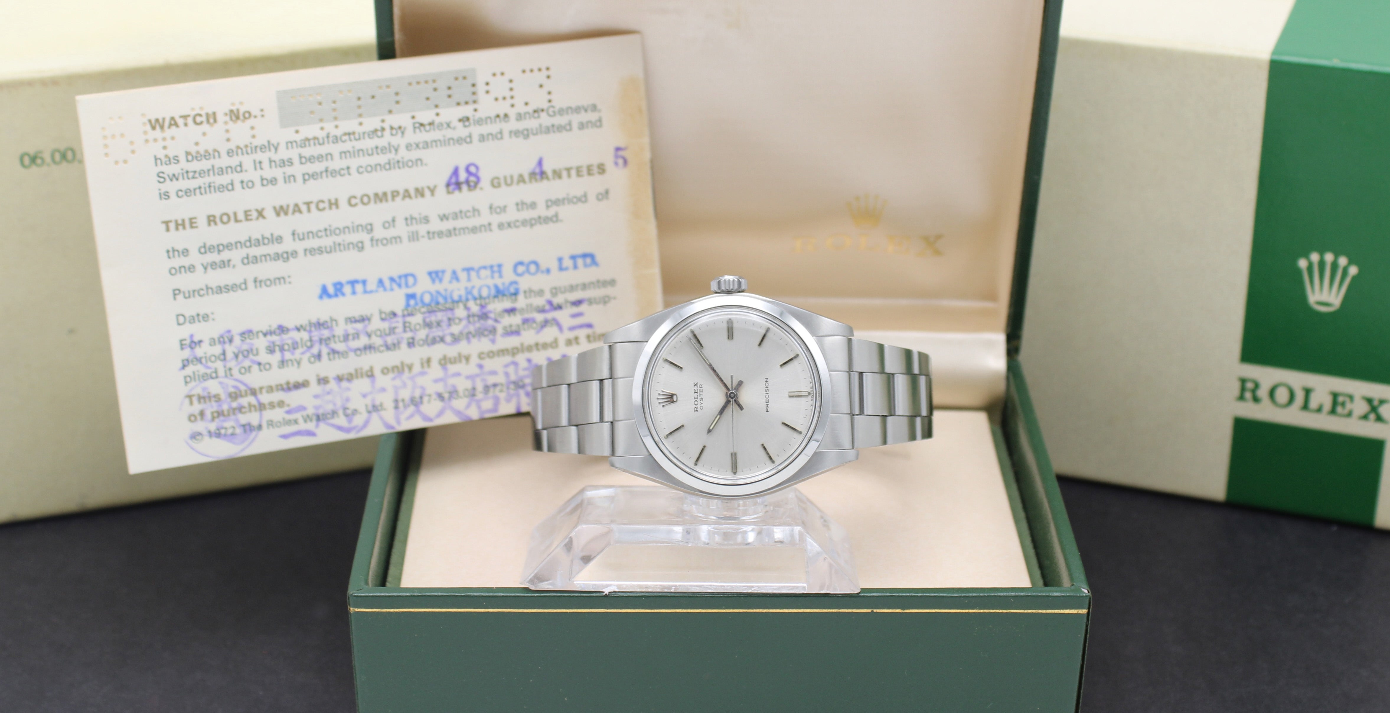 Rolex Oyster Precision 6426 - 1972 - Rolex horloge - Rolex kopen - Rolex heren horloge - Trophies Watches