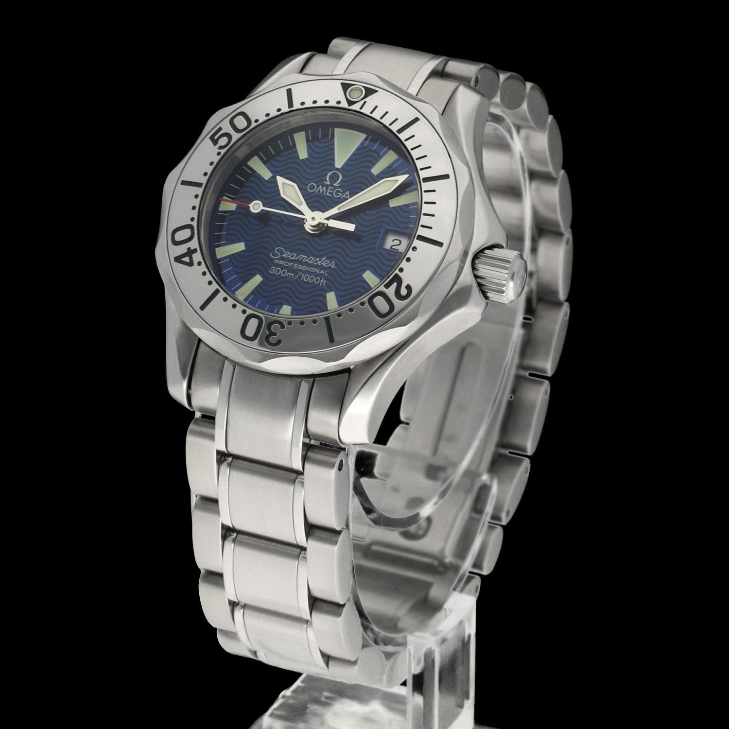 Omega Seamaster Diver 300 M 2285.80.00 - 1998 - Omega horloge - Omega kopen - Omega dames horloge - Trophies Watches
