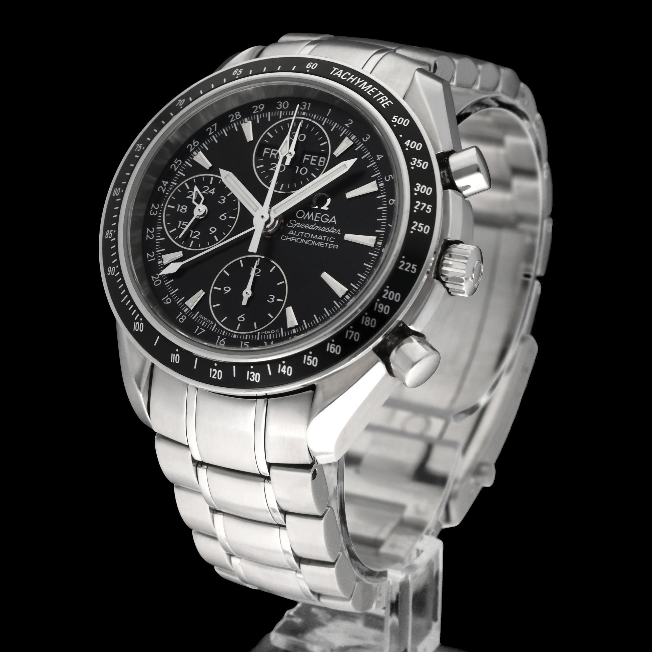 Omega Speedmaster Day Date 3220.50.00 - 2007 - Omega horloge - Omega kopen - Omega heren horloge - Trophies Watches