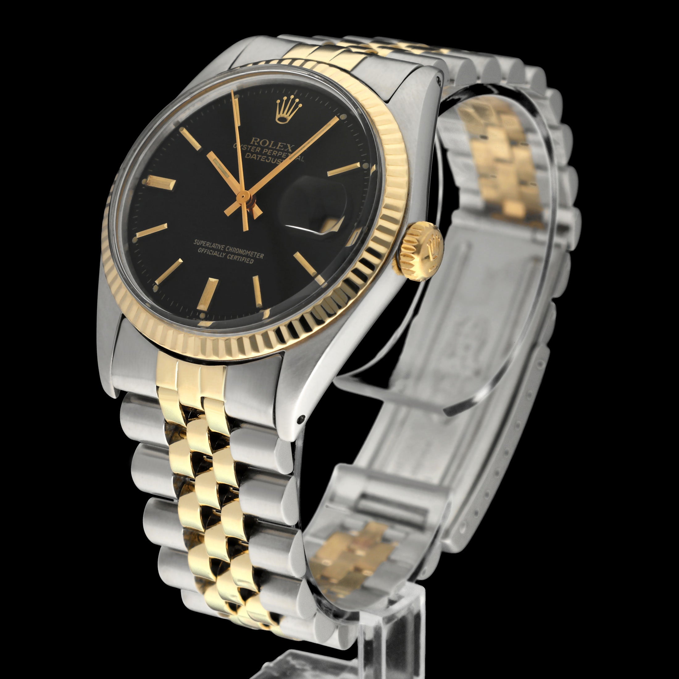 Rolex Datejust 1601 - 1975 - goud/staal - two/tone - Rolex horloge - Rolex kopen - Rolex heren horloge - Trophies Watches