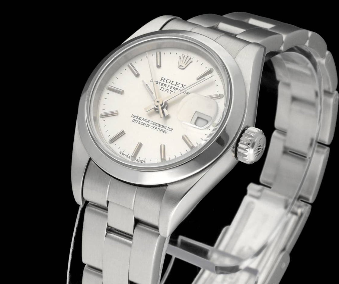 Rolex Oyster Perpetual Lady Date 79160 - 2004 - Rolex horloge - Rolex kopen - Rolex dames horloge - Trophies Watches