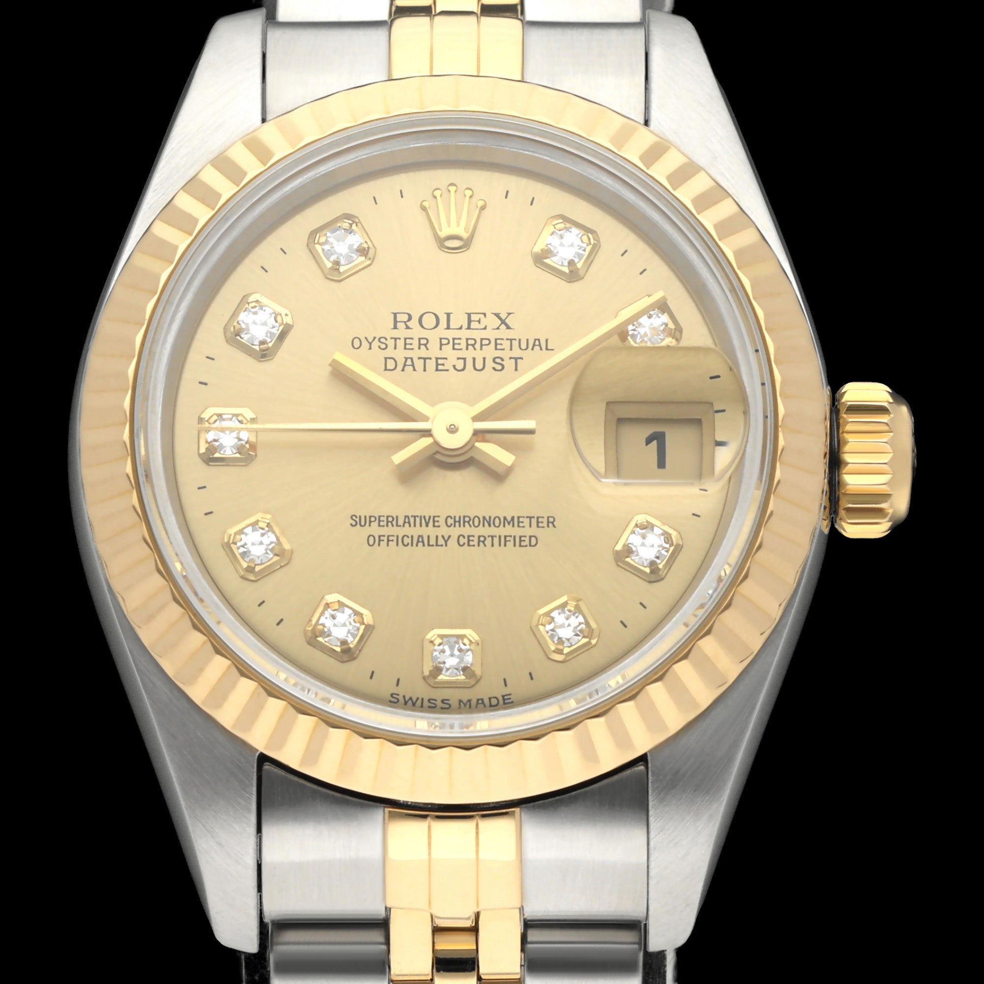 Rolex Lady-Datejust 69173G - 1995 - Rolex horloge - Rolex kopen - Rolex dames horloge - Trophies Watches