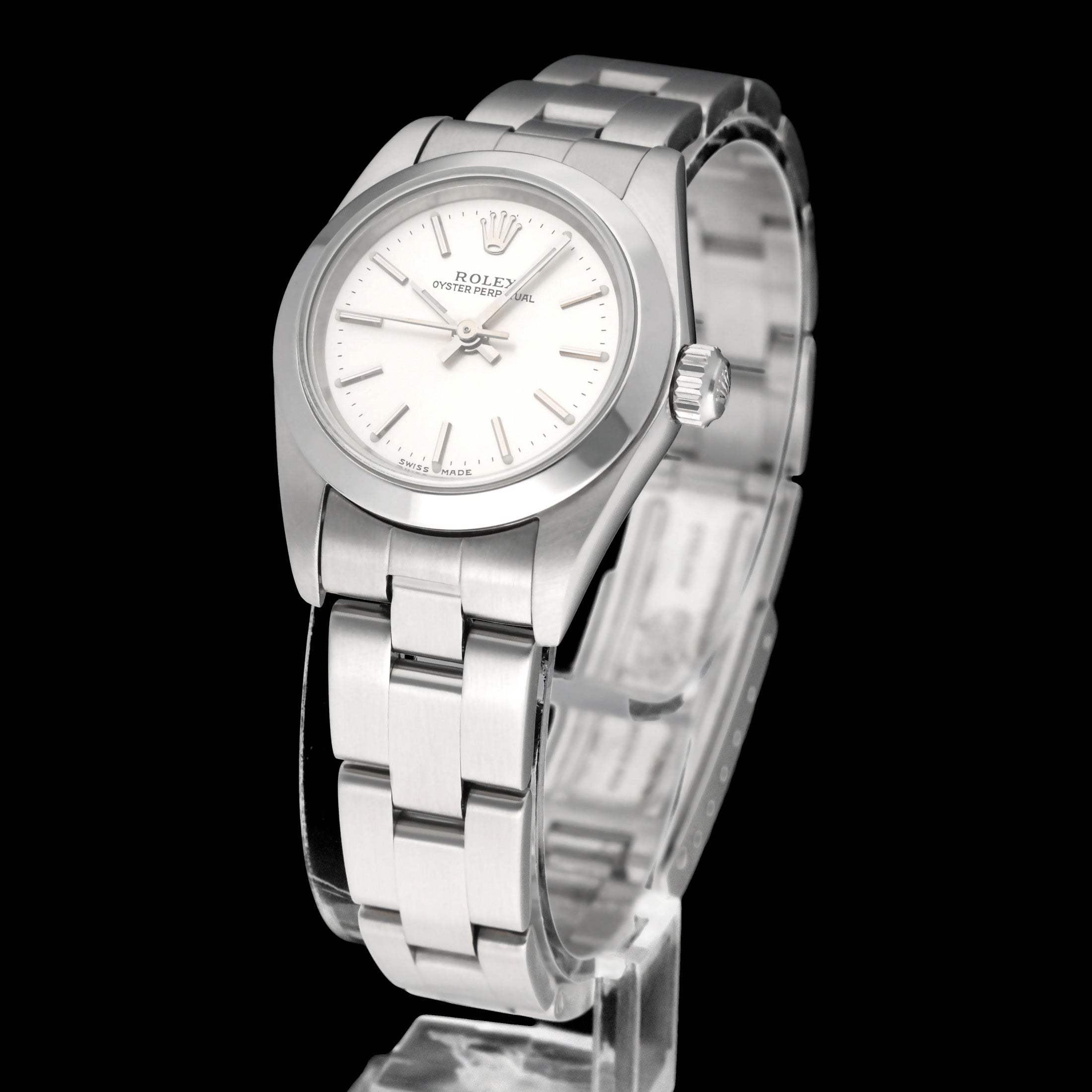 Rolex Oyster Perpetual 76080 - 2003 - Rolex horloge - Rolex kopen - Rolex dames horloge - Trophies Watches