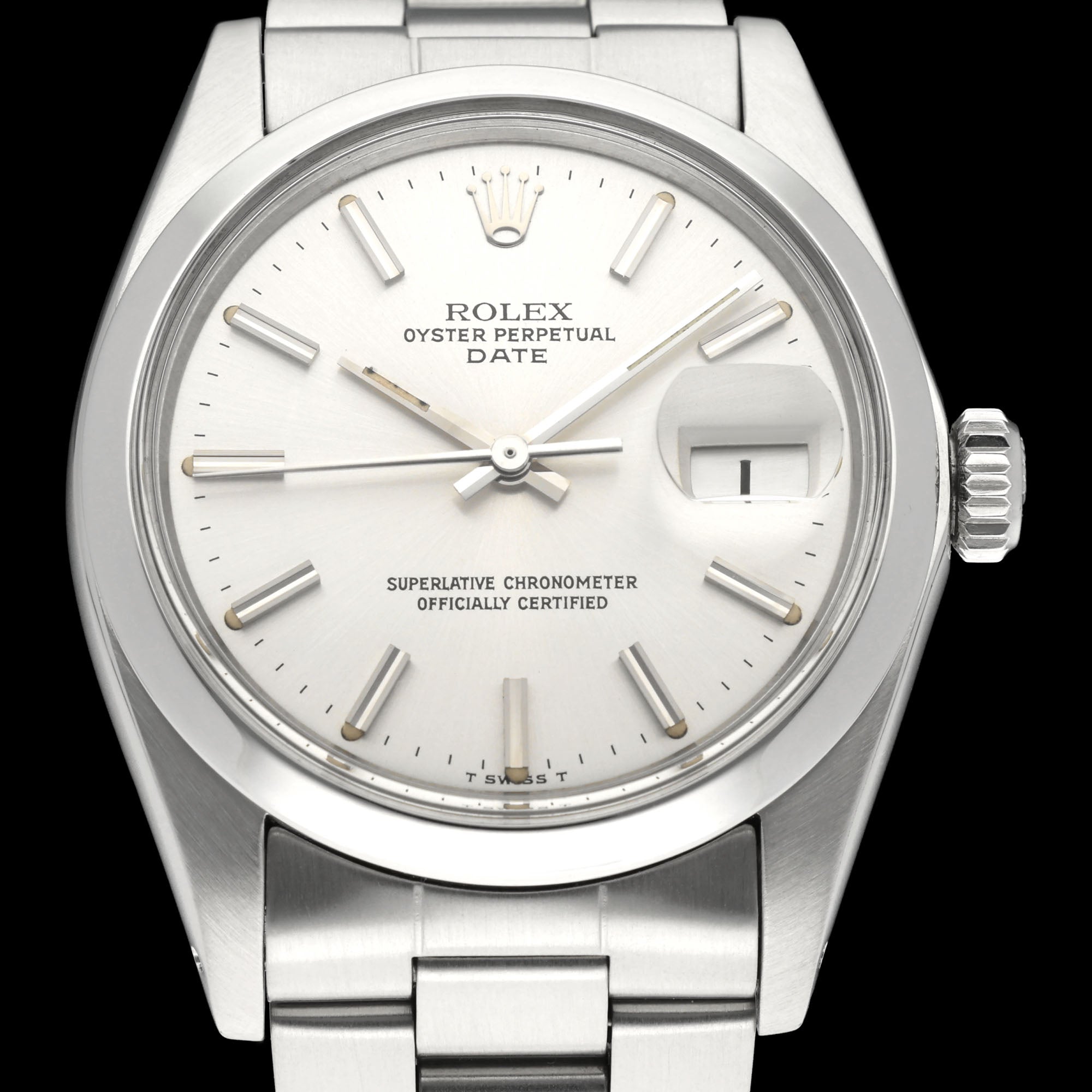 Rolex Oyster Perpetual Date 1500 - 1974 - Rolex horloge - Rolex kopen - Rolex heren horloge - Trophies Watches