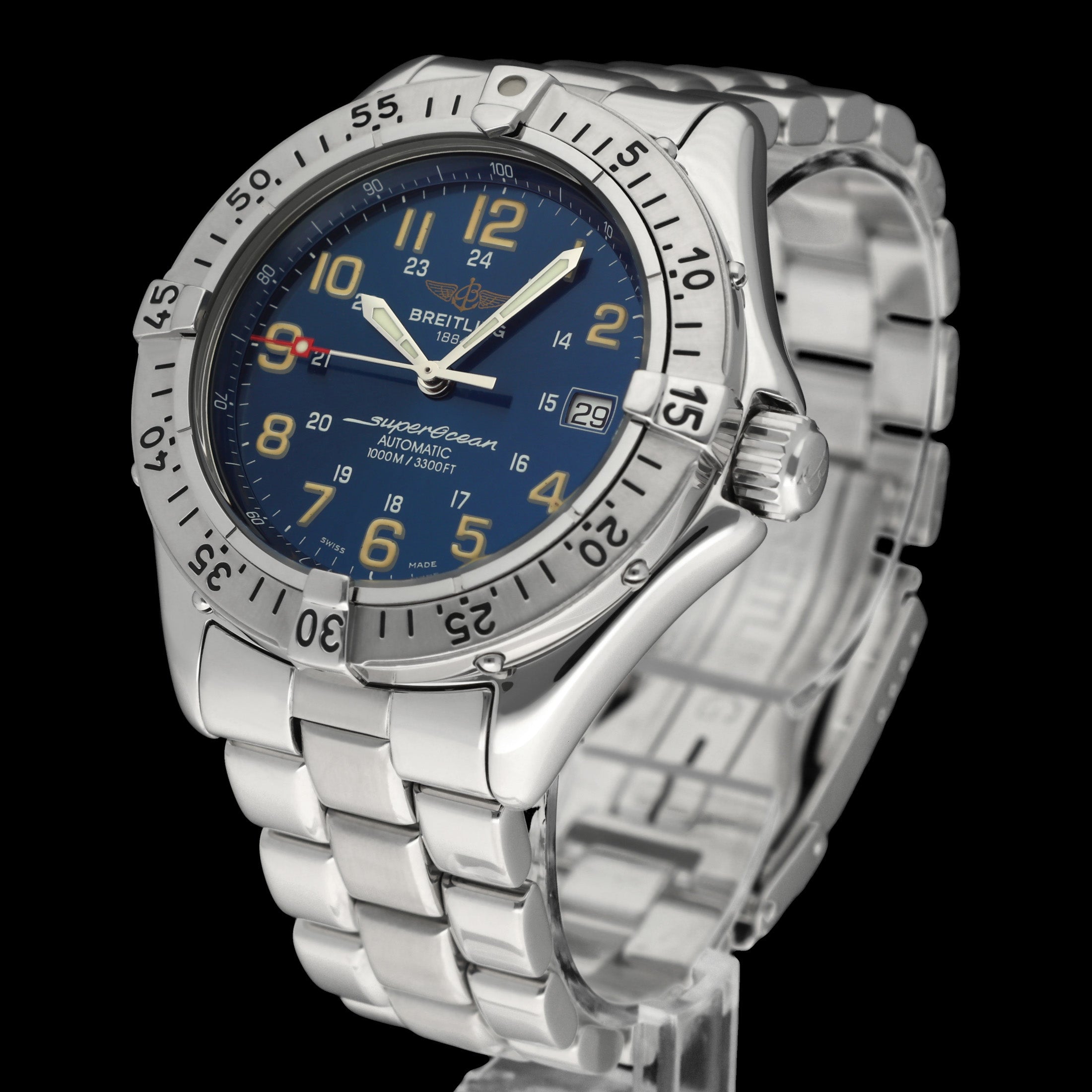Breitling Superocean A17040 - 1999 - Breitling horloge - Breitling kopen - Breitling heren horloge - Trophies Watches