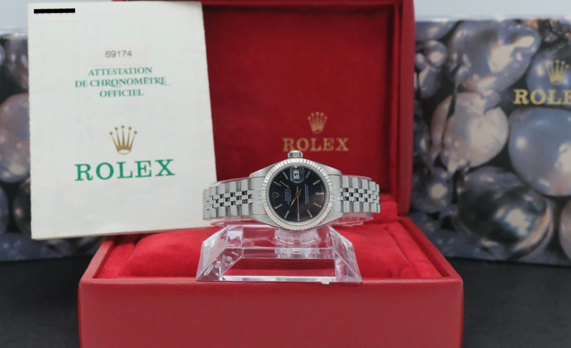 Rolex Oyster Perpetual Lady Datejust 69174 - 1999 - Rolex horloge - Rolex kopen - Rolex dames horloge - Trophies Watches