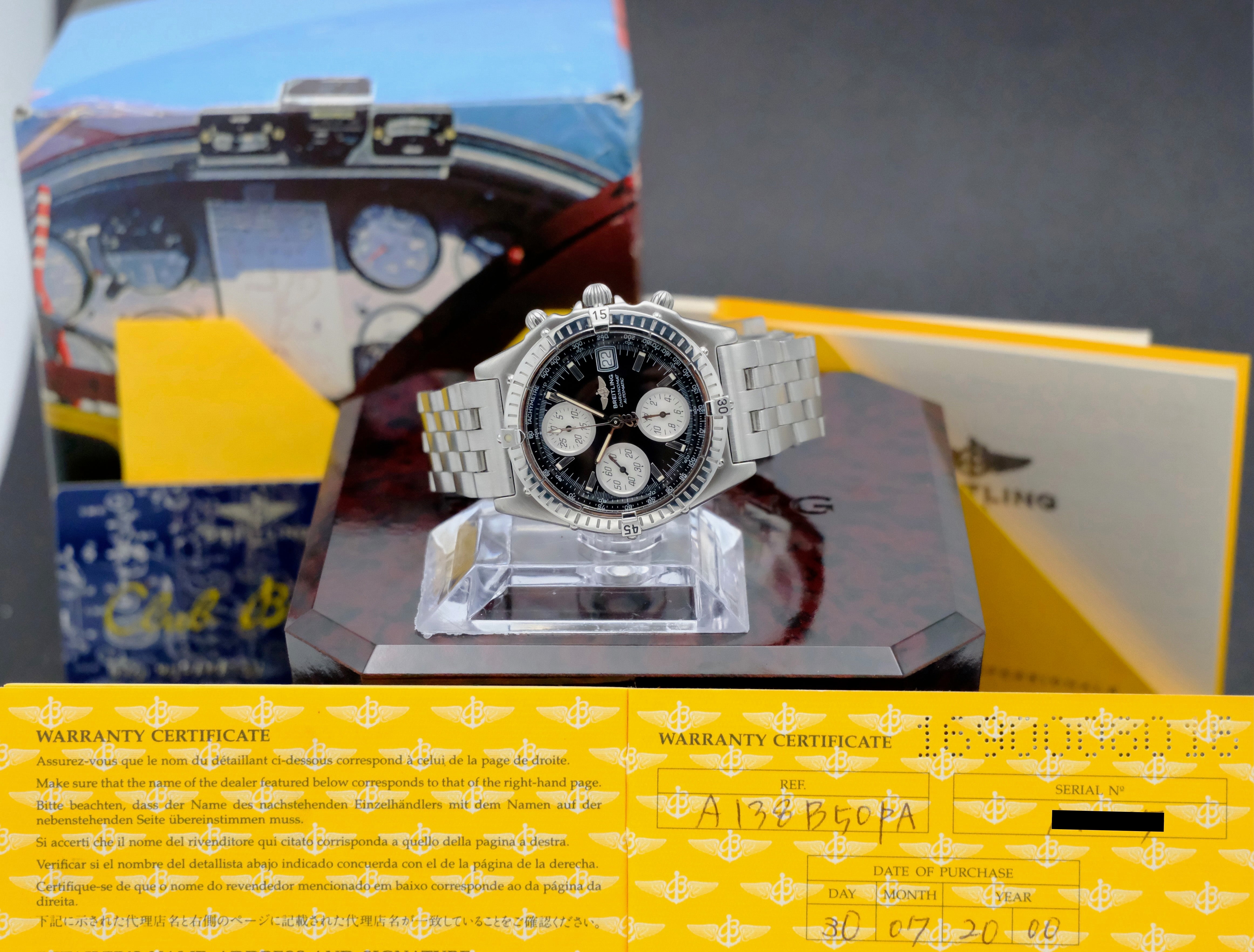 Breitling Chronomat A13350 - 2000 - Breitling horloge - Breitling kopen - Breitling heren horloge - Trophies Watches