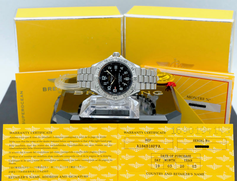 Breitling Superocean A17340 - 2003 - Breitling horloge - Breitling kopen - Breitling heren horloge - Trophies Watches