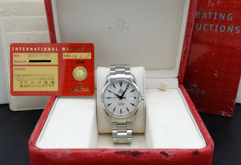 Omega Seamaster Aqua Terra 2503.33.00 - 2004 - Omega horloge - Omega kopen - Omega heren horloge - Trophies Watches