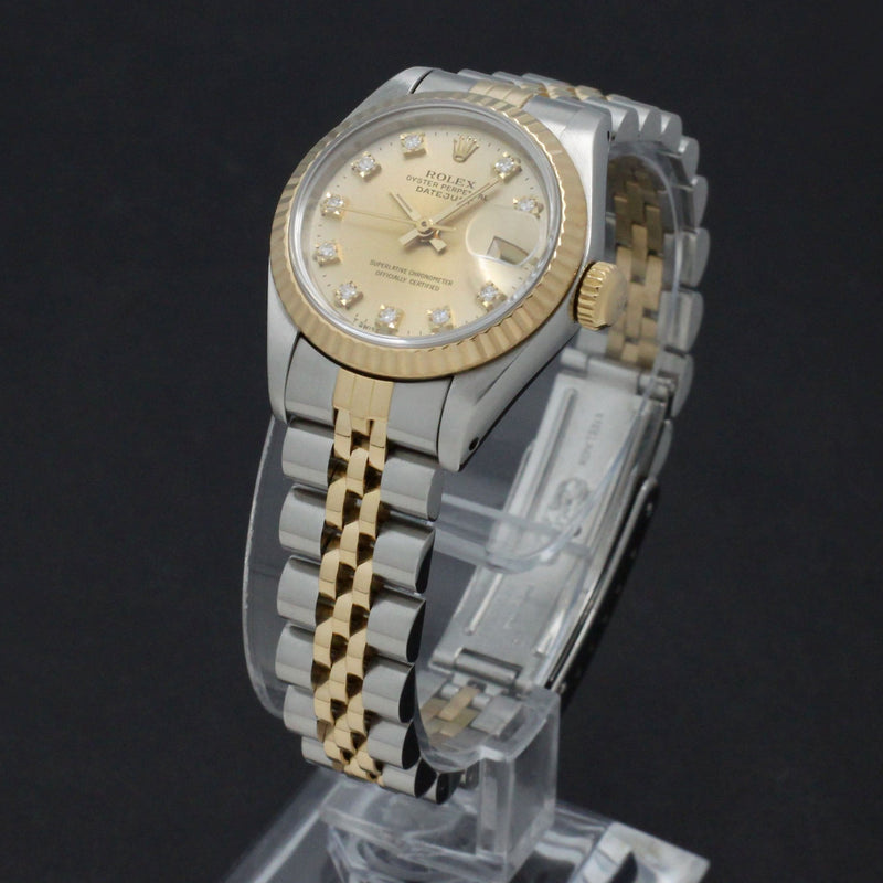 Rolex Lady-Datejust 69173G - 1990 - Rolex horloge - Rolex kopen - Rolex dames horloge - Trophies Watches