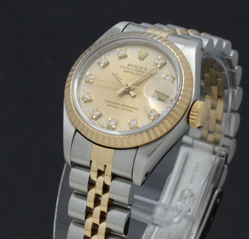 Rolex Lady-Datejust 69173G - 1990 - Rolex horloge - Rolex kopen - Rolex dames horloge - Trophies Watches