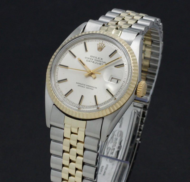 Rolex Datejust 1601 - 1969 - goud/staal - two/tone - Rolex horloge - Rolex kopen - Rolex heren horloge - Trophies Watches