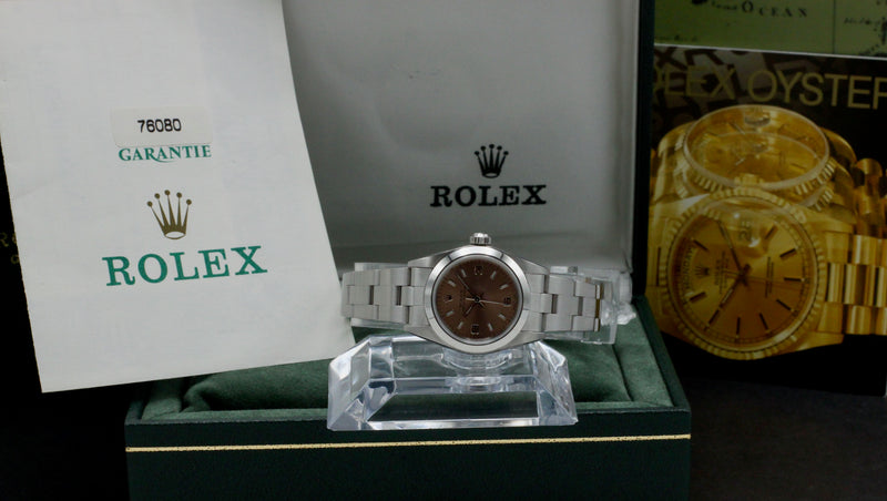 Rolex Oyster Perpetual 76080 - 2000 - Rolex horloge - Rolex kopen - Rolex dames horloge - Trophies Watches