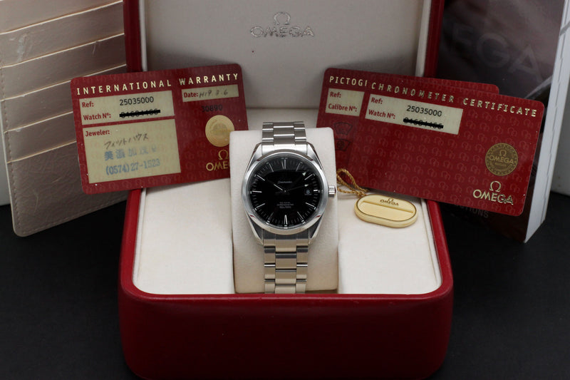 Omega Seamaster Aqua Terra 2503.50.00 - 2006 - Omega horloge - Omega kopen - Omega heren horloge - Trophies Watches