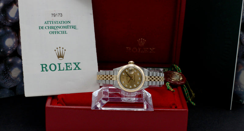 Rolex Lady-Datejust 79173G - 2000 - Rolex horloge - Rolex kopen - Rolex dames horloge - Trophies Watches