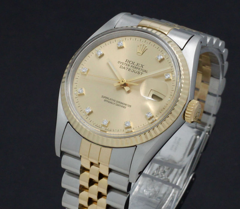 Rolex Datejust 16013G - 1987 - Rolex horloge - Rolex kopen - Rolex heren horloge - Trophies Watches