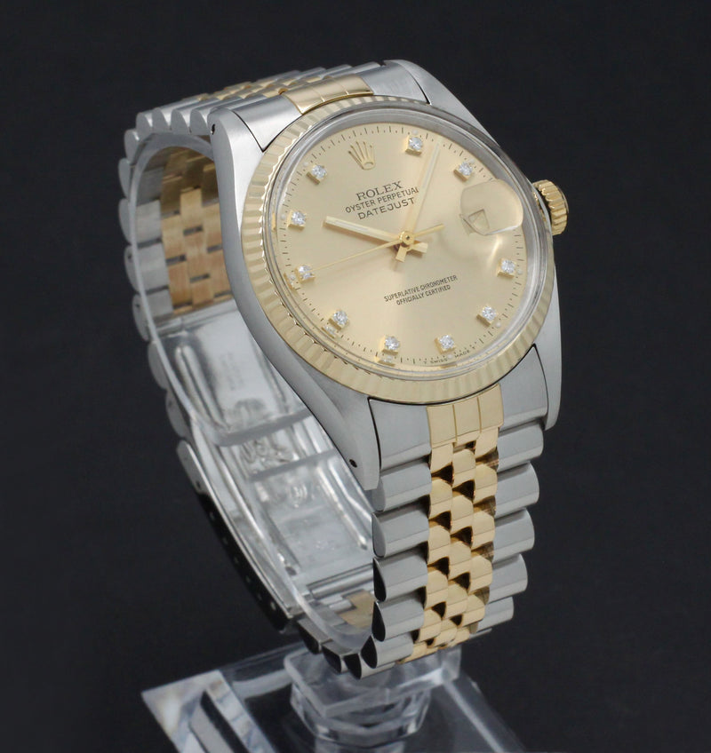 Rolex Datejust 16013G - 1987 - Rolex horloge - Rolex kopen - Rolex heren horloge - Trophies Watches