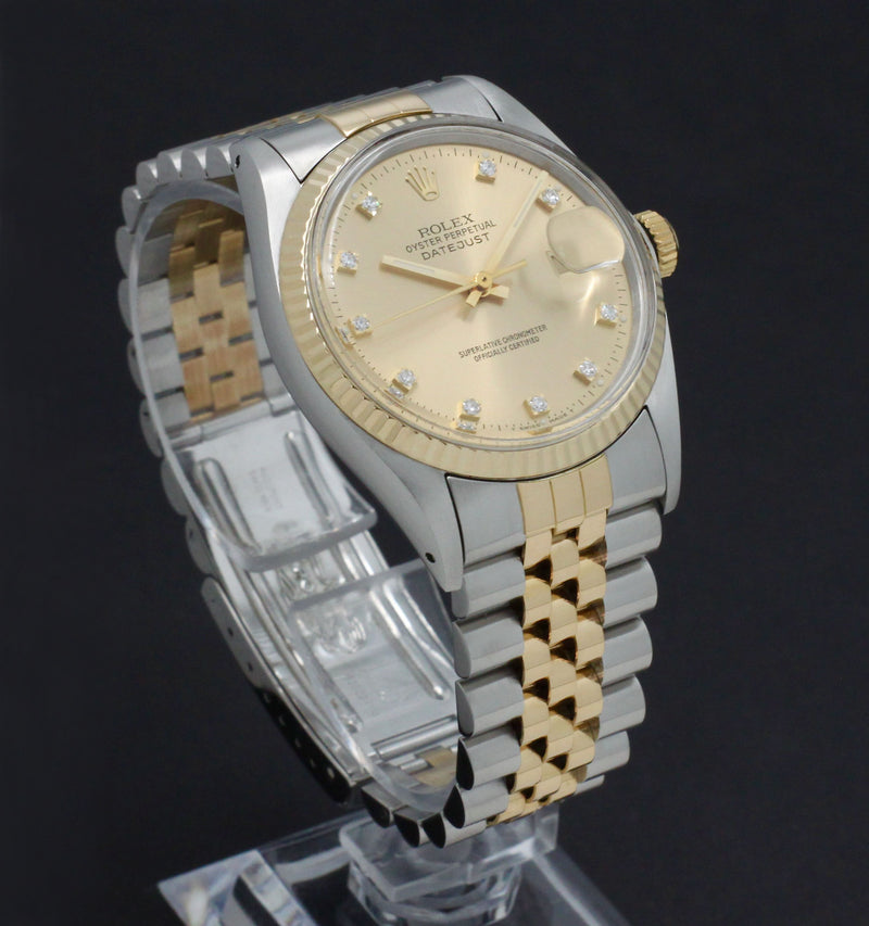 Rolex Datejust 16013G - 1987 - Rolex horloge - Rolex kopen - Rolex heren horloge - Trophies Watches