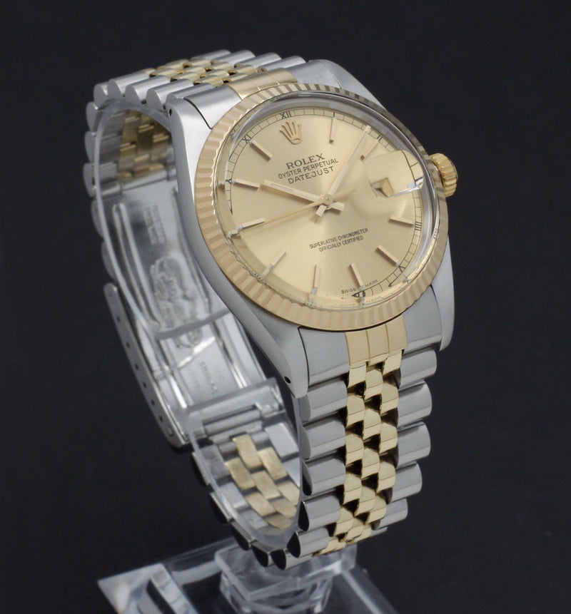 Rolex Datejust 16013 - 1983 - Rolex horloge - Rolex kopen - Rolex heren horloge - Trophies Watches