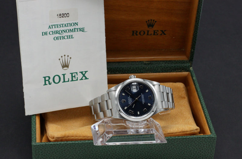 Rolex Oyster Perpetual Date 15200 - 2000 - Rolex horloge - Rolex kopen - Rolex heren horloge - Trophies Watches