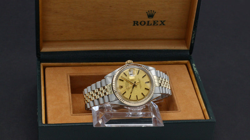 Rolex Datejust 1601 - 1972 - goud/staal - two/tone - Rolex horloge - Rolex kopen - Rolex heren horloge - Trophies Watches