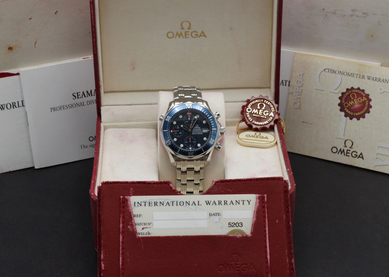 Omega Seamaster Diver 300 M 2599.80.00 - 1999 - Omega horloge - Omega kopen - Omega heren horloge - Trophies Watches