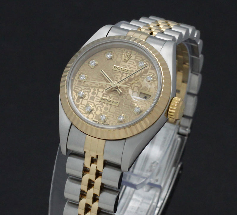 Rolex Lady-Datejust 69173G - 1997 - Rolex horloge - Rolex kopen - Rolex dames horloge - Trophies Watches