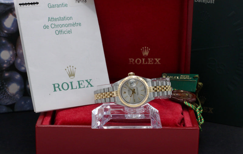 Rolex Lady-Datejust 79173 - 2003 - Rolex horloge - Rolex kopen - Rolex dames horloge - Trophies Watches