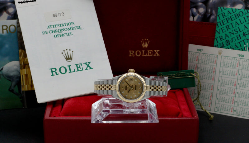 Rolex Lady-Datejust 69173G - 1997 - Rolex horloge - Rolex kopen - Rolex dames horloge - Trophies Watches