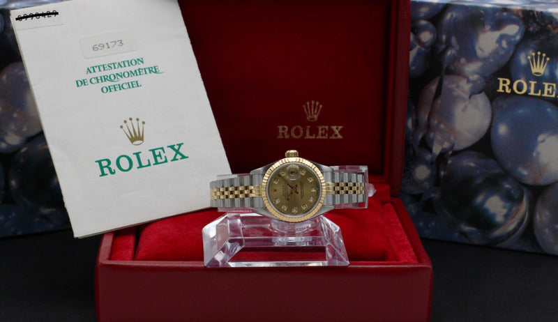 Rolex Lady-Datejust 69173G - 1995 - Rolex horloge - Rolex kopen - Rolex dames horloge - Trophies Watches