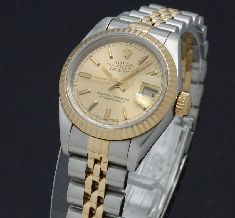 Rolex Lady-Datejust 69173 - 1994 - Rolex horloge - Rolex kopen - Rolex dames horloge - Trophies Watches