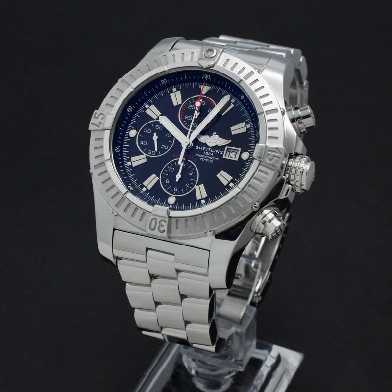 Breitling Super Avenger A13370- 2012 - Breitling horloge - Breitling kopen - Breitling heren horloge - Trophies Watches