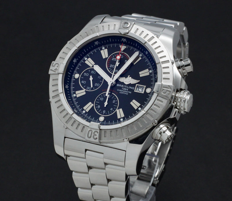 Breitling Super Avenger A13370- 2012 - Breitling horloge - Breitling kopen - Breitling heren horloge - Trophies Watches