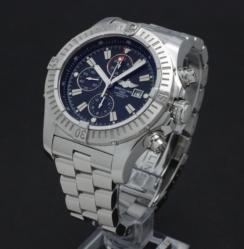 Breitling Super Avenger A13370- 2012 - Breitling horloge - Breitling kopen - Breitling heren horloge - Trophies Watches