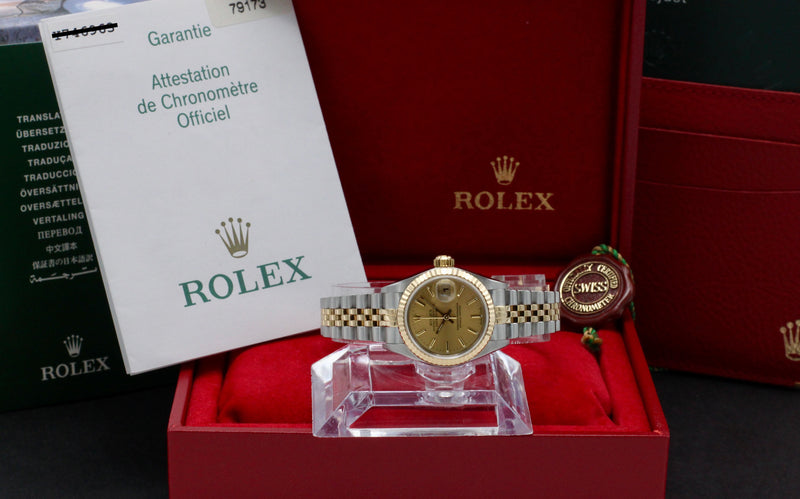 Rolex Lady-Datejust 79173 - 2004 - Rolex horloge - Rolex kopen - Rolex dames horloge - Trophies Watches