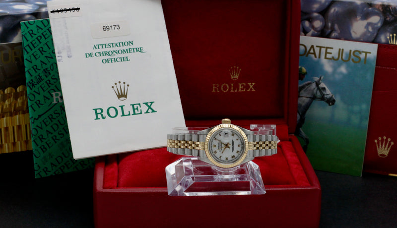 Rolex Lady-Datejust 69173 - 1996 - Rolex horloge - Rolex kopen - Rolex dames horloge - Trophies Watches