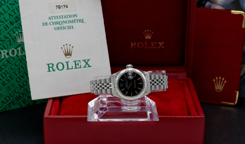 Rolex Oyster Perpetual Lady Datejust 79174 - 2001 - Rolex horloge - Rolex kopen - Rolex dames horloge - Trophies Watches