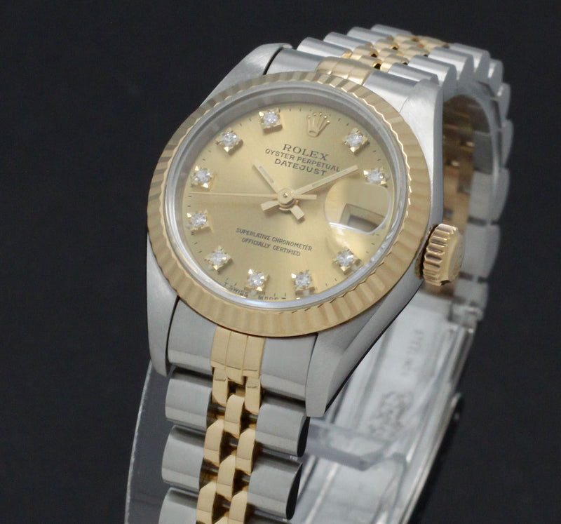 Rolex Lady-Datejust 69173G - 1994 - Rolex horloge - Rolex kopen - Rolex dames horloge - Trophies Watches