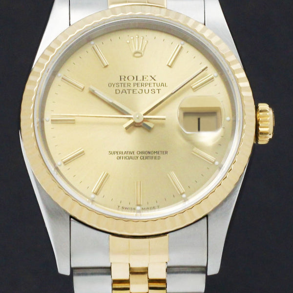 Rolex Datejust 16233 - 1995 - Rolex horloge - Rolex kopen - Rolex heren horloge - Trophies Watches