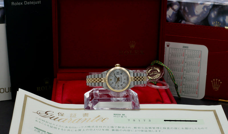 Rolex Lady-Datejust 79173G - 2003 - Rolex horloge - Rolex kopen - Rolex dames horloge - Trophies Watches