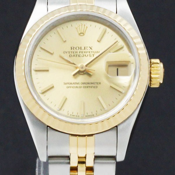 Rolex Lady-Datejust 69173 - 1986 - Rolex horloge - Rolex kopen - Rolex dames horloge - Trophies Watches