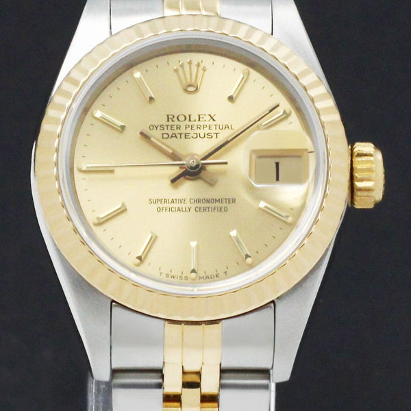 Rolex Lady-Datejust 69173 - 1999 - Rolex horloge - Rolex kopen - Rolex dames horloge - Trophies Watches