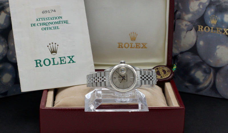 Rolex Oyster Perpetual Lady Datejust 69174 - 1991 - Rolex horloge - Rolex kopen - Rolex dames horloge - Trophies Watches