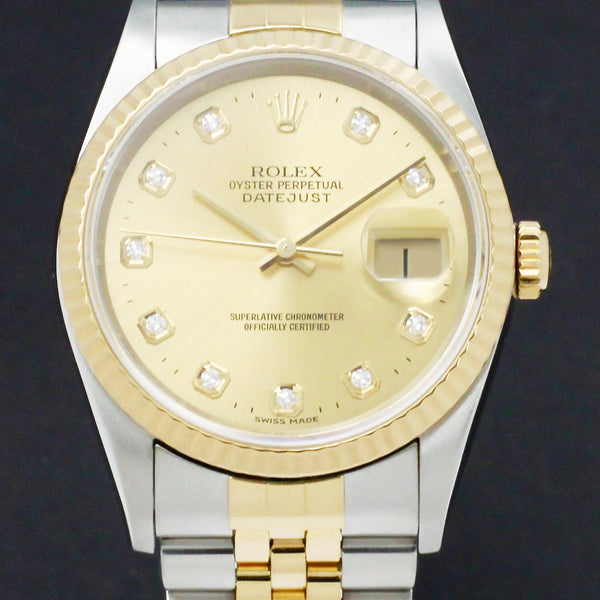 Rolex Datejust 16233G - 2000 - Rolex horloge - Rolex kopen - Rolex heren horloge - Trophies Watches