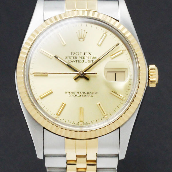 Rolex Datejust 16013 - 1986 - Rolex horloge - Rolex kopen - Rolex heren horloge - Trophies Watches