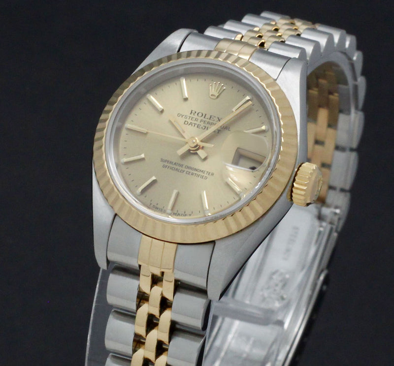 Rolex Lady-Datejust 69173 - 1998 - Rolex horloge - Rolex kopen - Rolex dames horloge - Trophies Watches