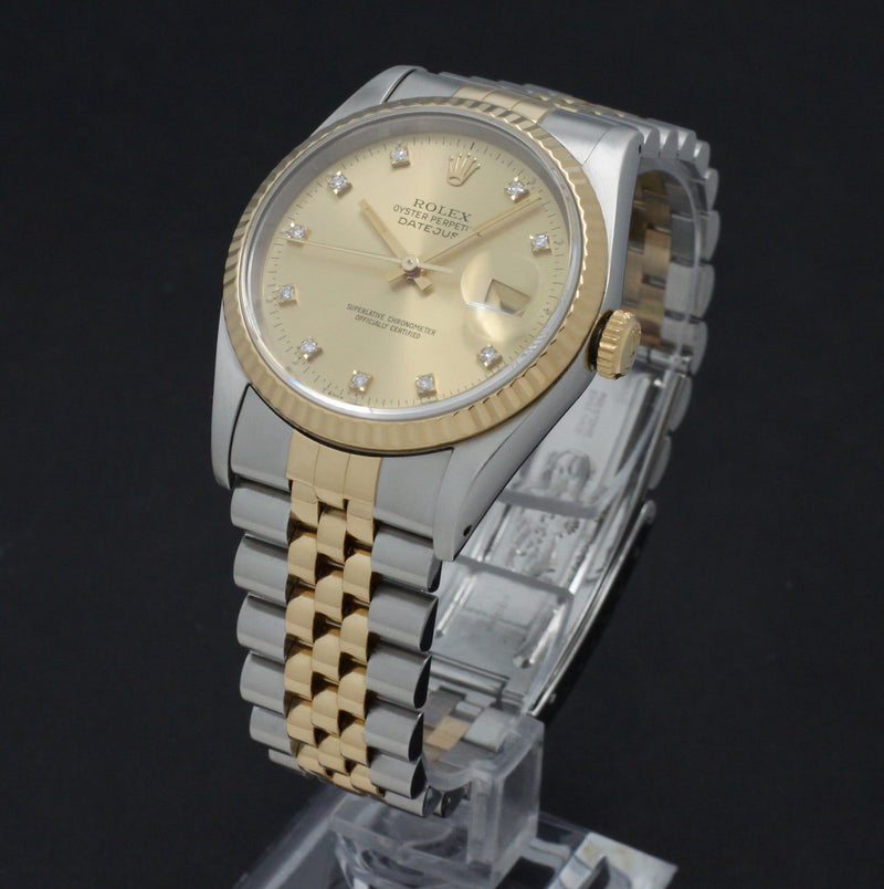 Rolex Datejust 16233G - 1991 - Rolex horloge - Rolex kopen - Rolex heren horloge - Trophies Watches